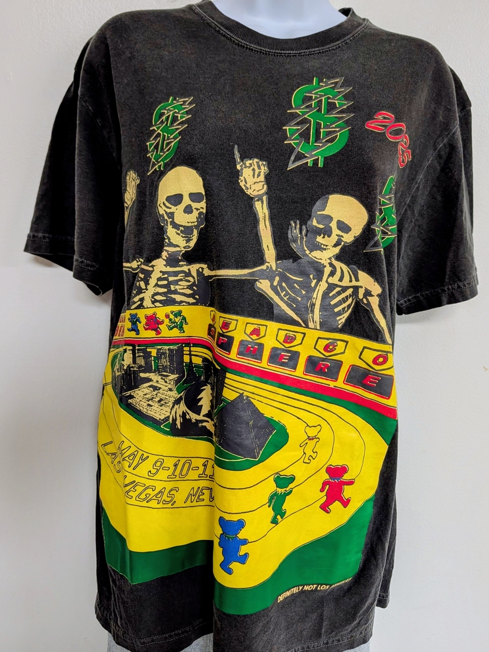Grateful Dead Las Vegas Gambler Lot Tee Sphere 2025